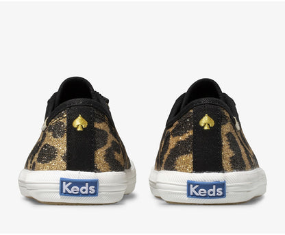 Girls Big Kid's Keds x kate spade new york Kickstart Glitter Leopard Glitter Leopard - Keds