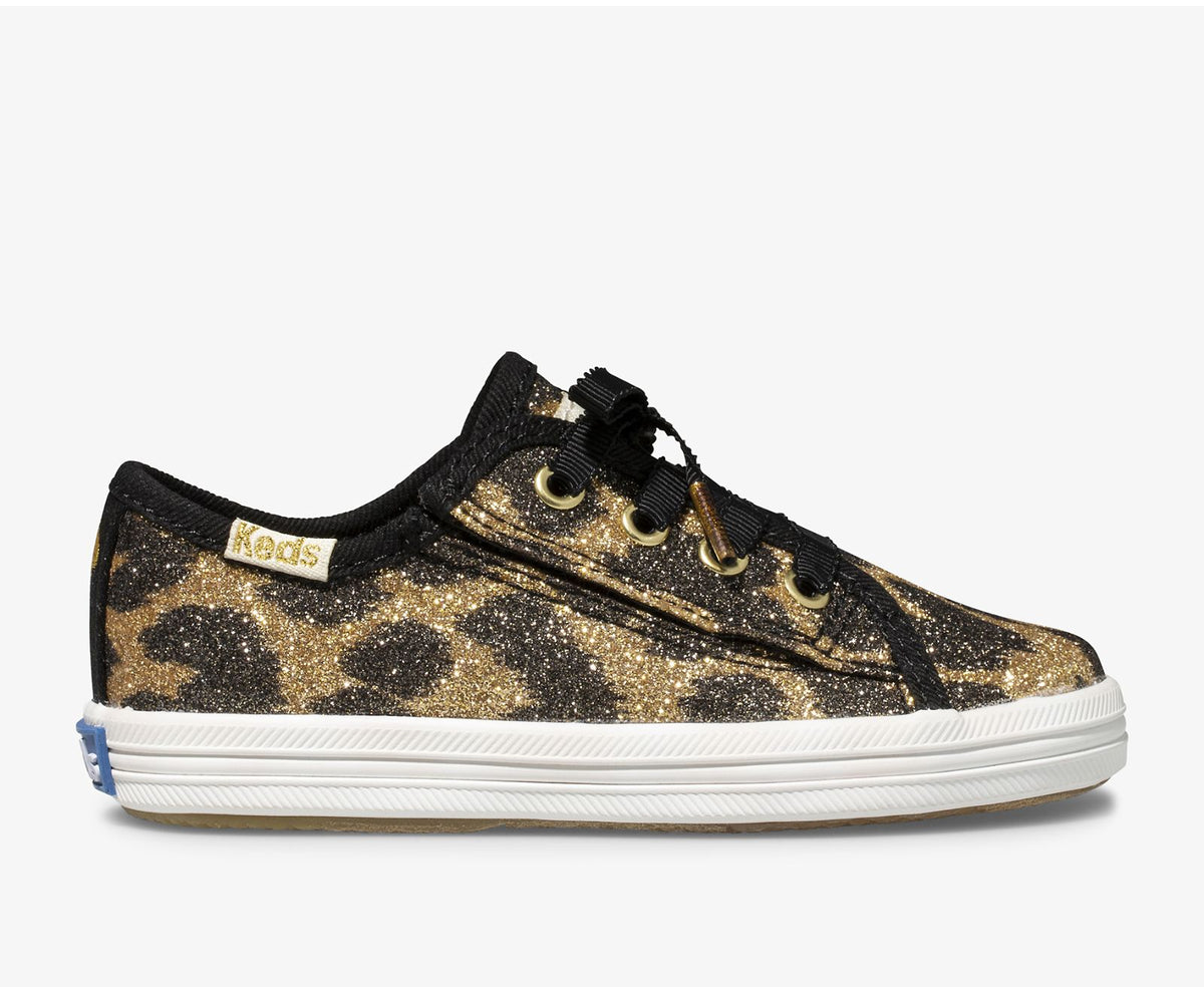 Girls Little Kid's Keds x kate spade new york Kickstart Jr. Glitter Leopard Glitter Leopard - Keds
