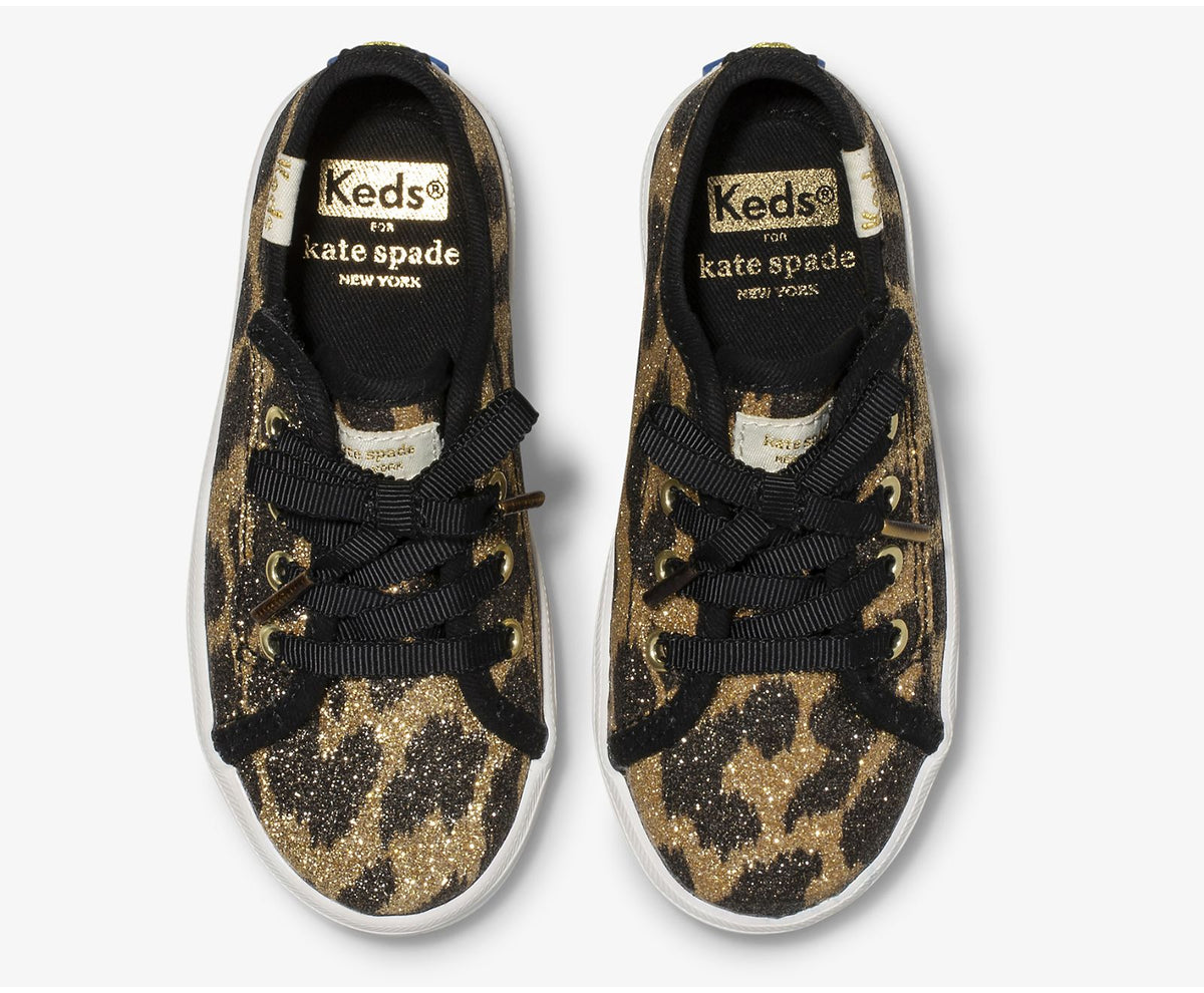 Girls Little Kid's Keds x kate spade new york Kickstart Jr. Glitter Leopard Glitter Leopard - Keds