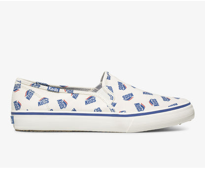 Women Double Decker Canvas Tossed Wave Cream - Keds