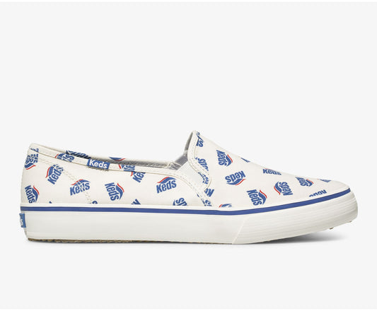 Women Double Decker Canvas Tossed Wave Cream - Keds