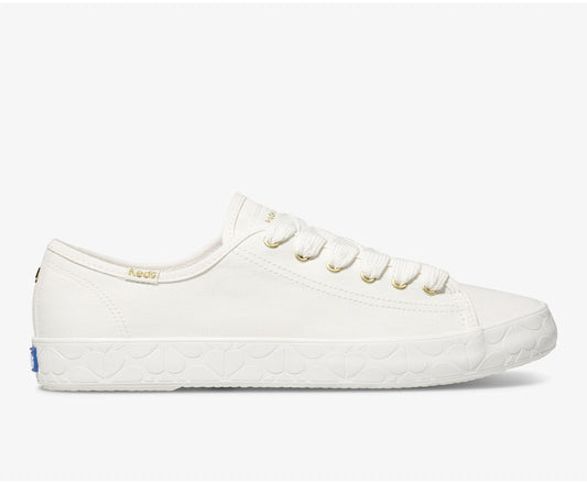 Women Keds x kate spade new york Kickstart Logo Foxing White - Keds