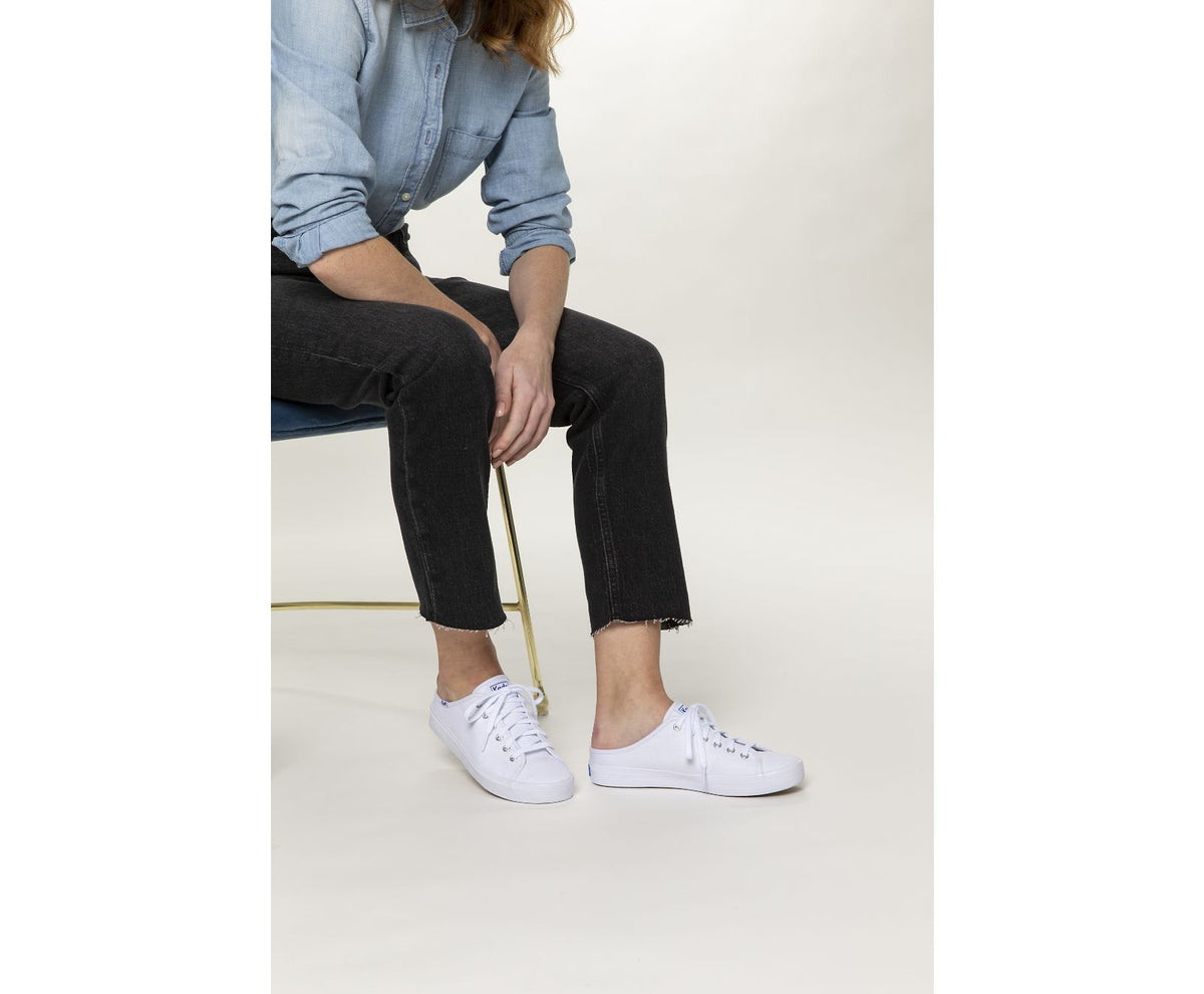 Women Kickstart Mule Canvas White - Keds