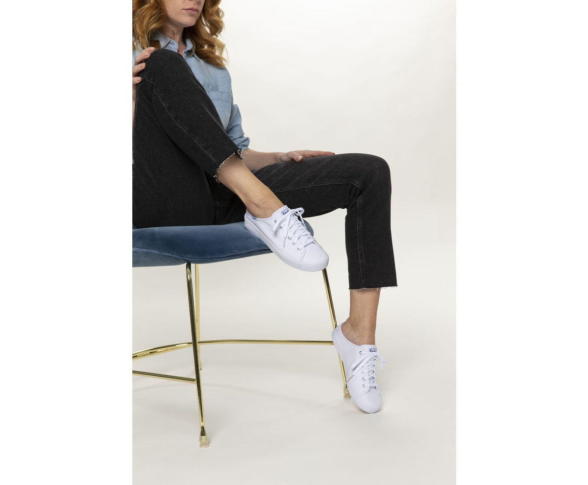Women Kickstart Mule Canvas White - Keds