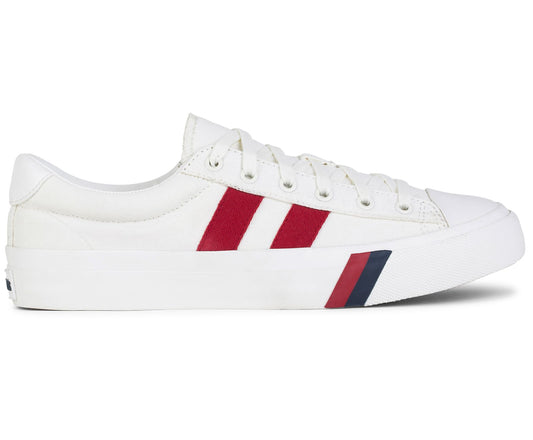 Women Unisex Royal Plus Canvas White Red - Keds