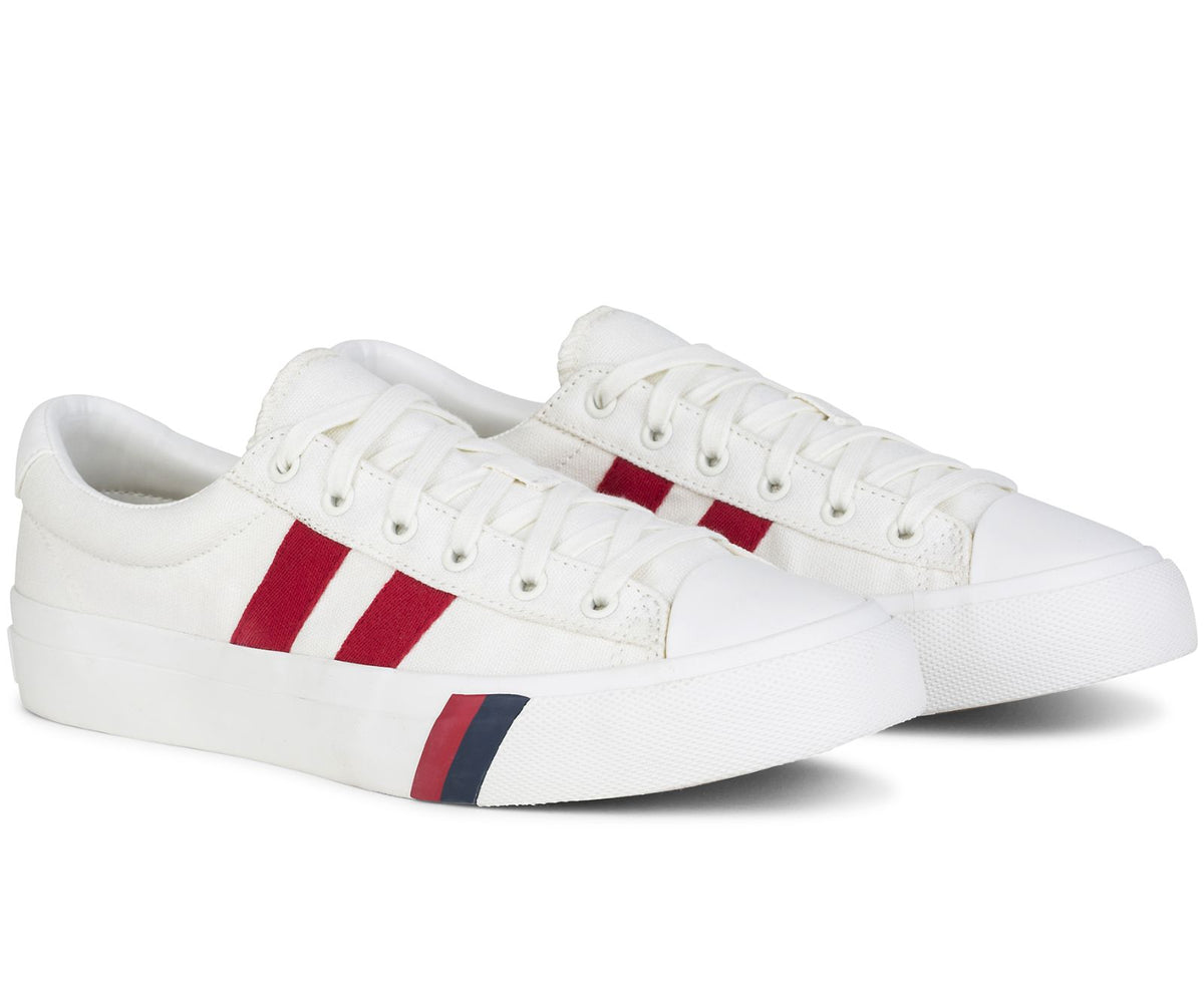 Women Unisex Royal Plus Canvas White Red - Keds