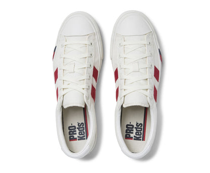 Women Unisex Royal Plus Canvas White Red - Keds