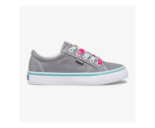 Girls|Boys Big Kid's Jump Kick Canvas Grey/Multi - Keds