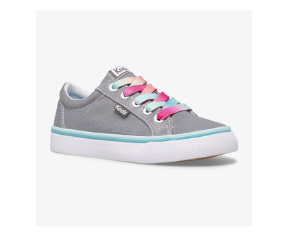 Girls|Boys Big Kid's Jump Kick Canvas Grey/Multi - Keds