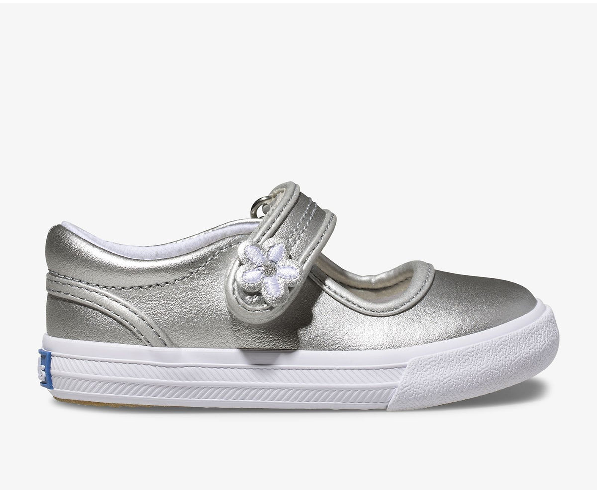 Girls Little Kid's Ella Mary Jane Silver Metallic - Keds