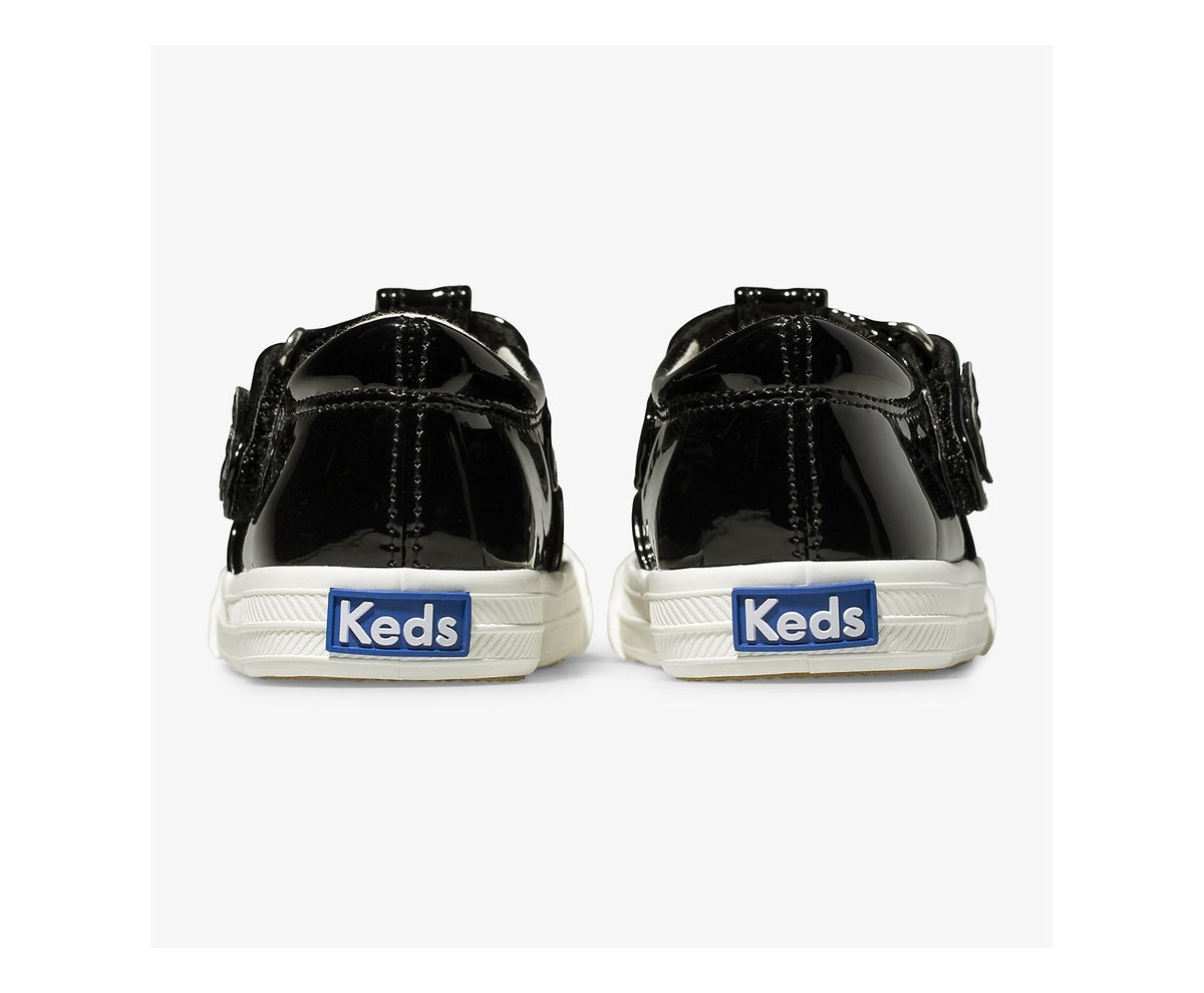 Girls Big Kid's Daphne Patent Sneaker Black - Keds