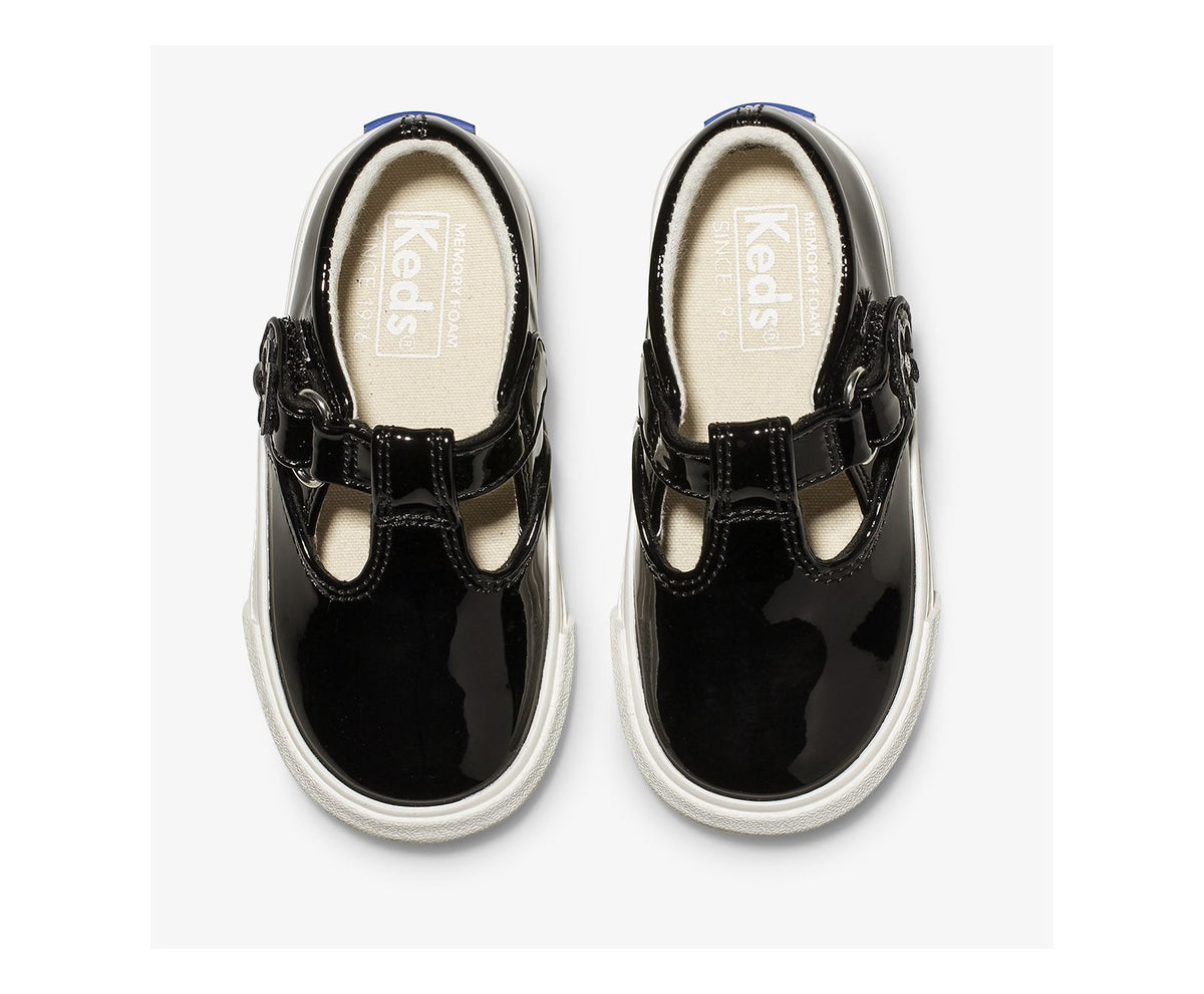 Girls Big Kid's Daphne Patent Sneaker Black - Keds