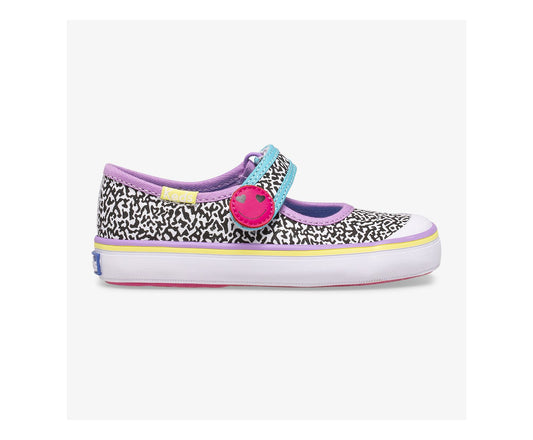 Girls Little Kid's Harper Black/Neon - Keds