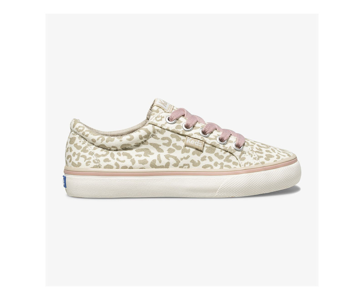 Girls Big Kid's Jump Kick. Snow Leopard - Keds