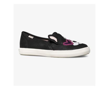 Girls Big Kid's Keds x kate spade new york Double Decker Francois Black - Keds
