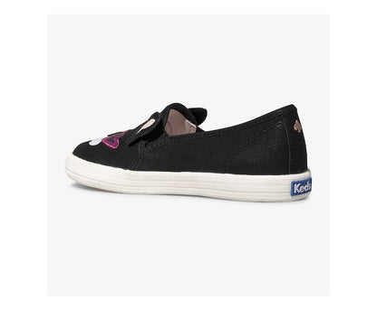 Girls Big Kid's Keds x kate spade new york Double Decker Francois Black - Keds