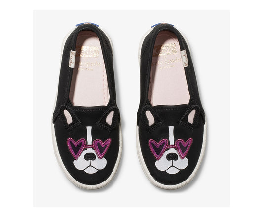 Girls Little Kid's Keds x kate spade new york Double Decker Francois Black - Keds