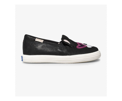 Girls Little Kid's Keds x kate spade new york Double Decker Francois Black - Keds