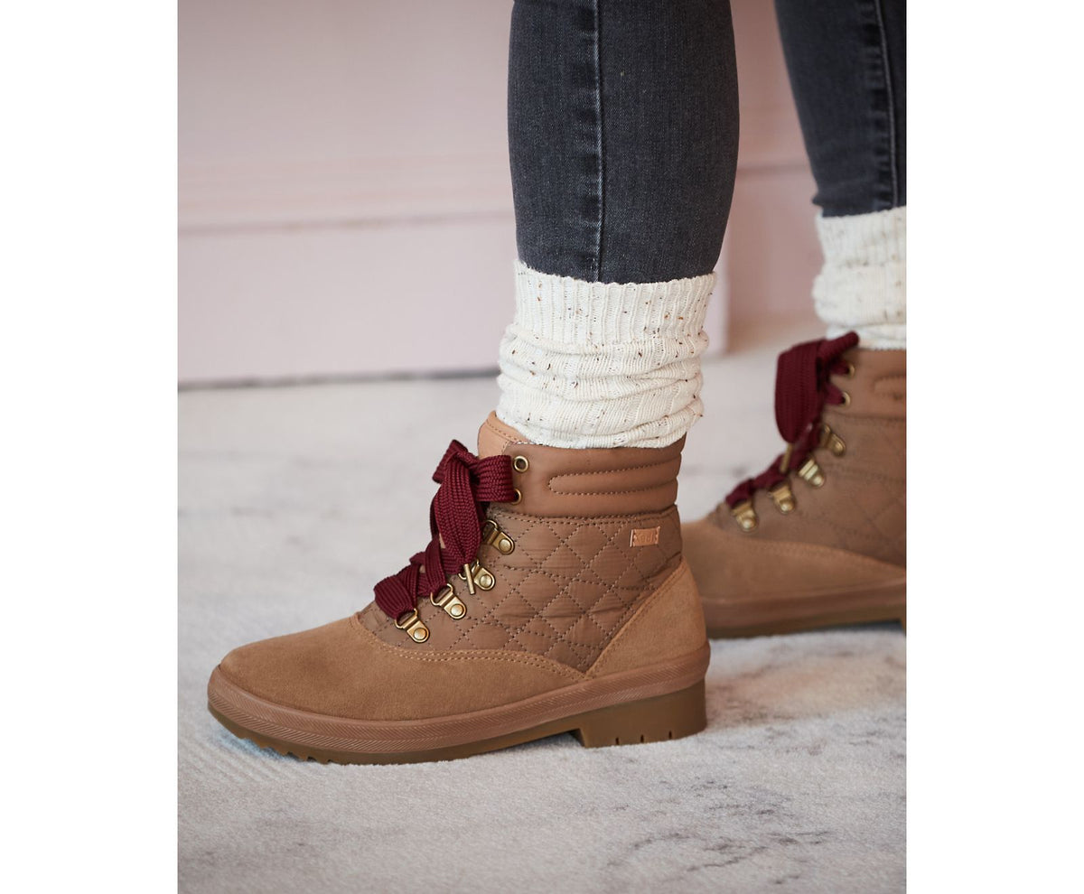 Women Camp Boot Water-Resistant Suede Thinsulate™ Toasted Coconut - Keds
