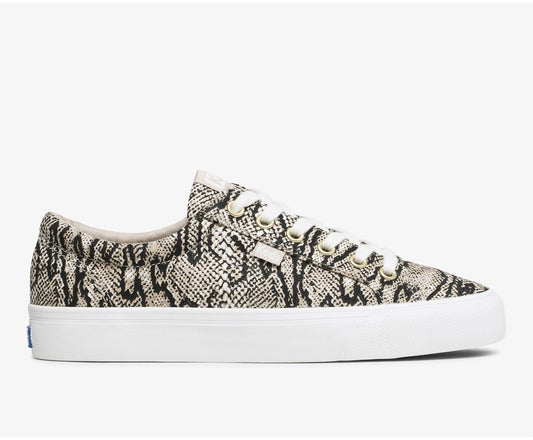 Women Jump Kick Snake Cream Black - Keds