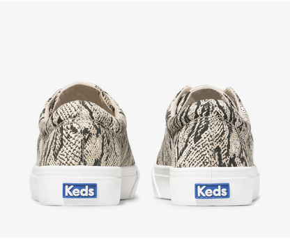 Women Jump Kick Snake Cream Black - Keds