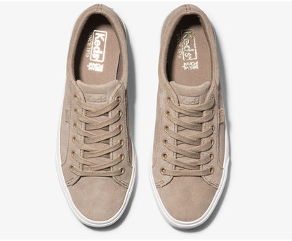 Women Jump Kick Suede Taupe - Keds