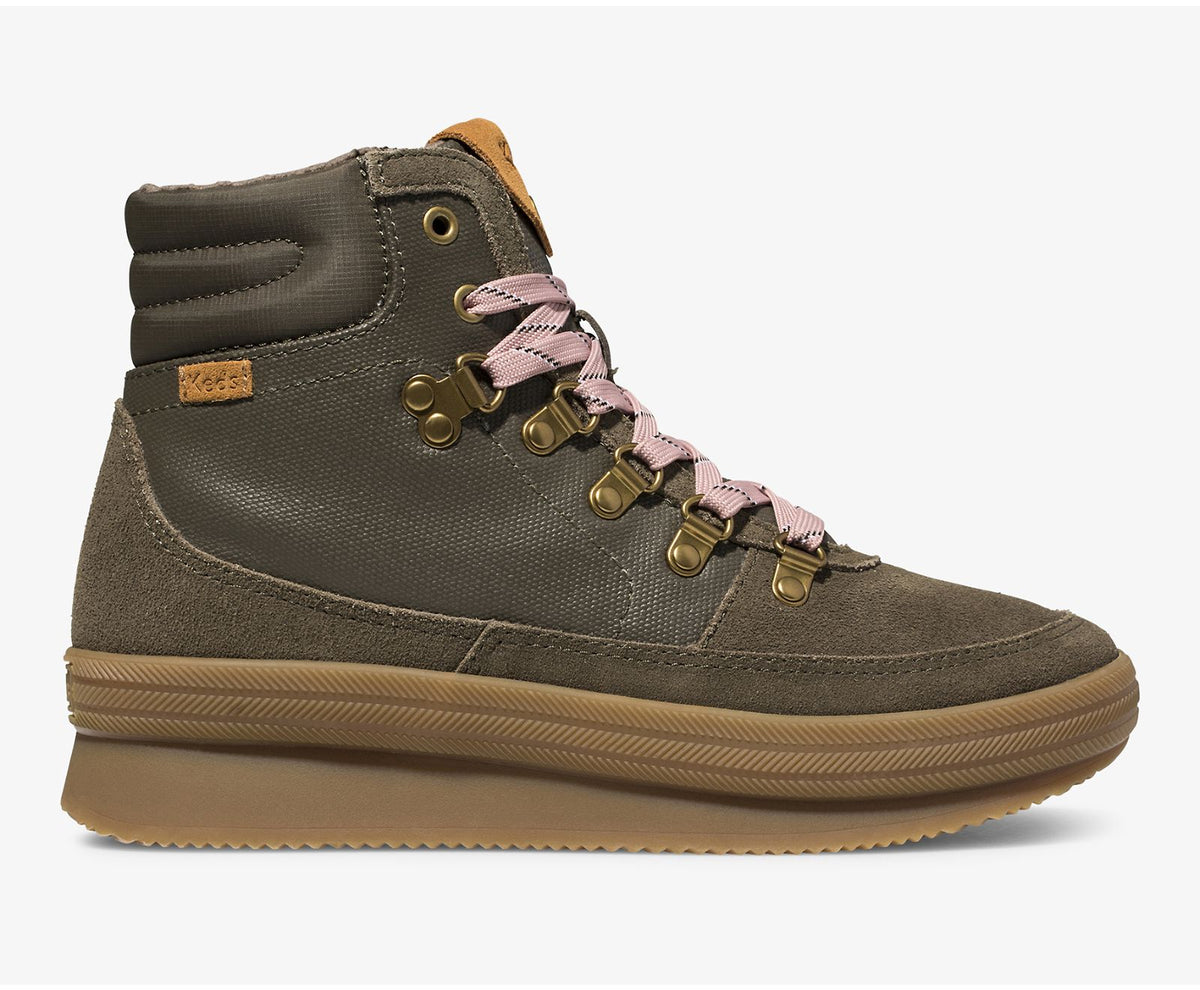 Women Midland Water-Resistant Boot Bungee Cord Olive - Keds