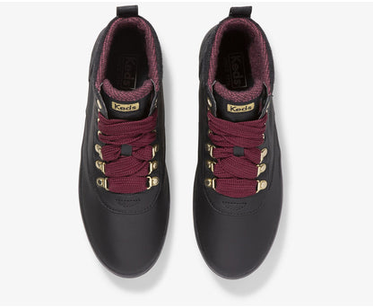 Women Scout Boot II Water-Resistant Canvas Rain Boot Black - Keds