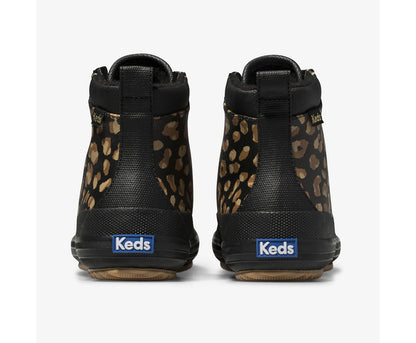 Women Scout Boot II Water-Resistant Canvas Rain Boot Leopard - Keds