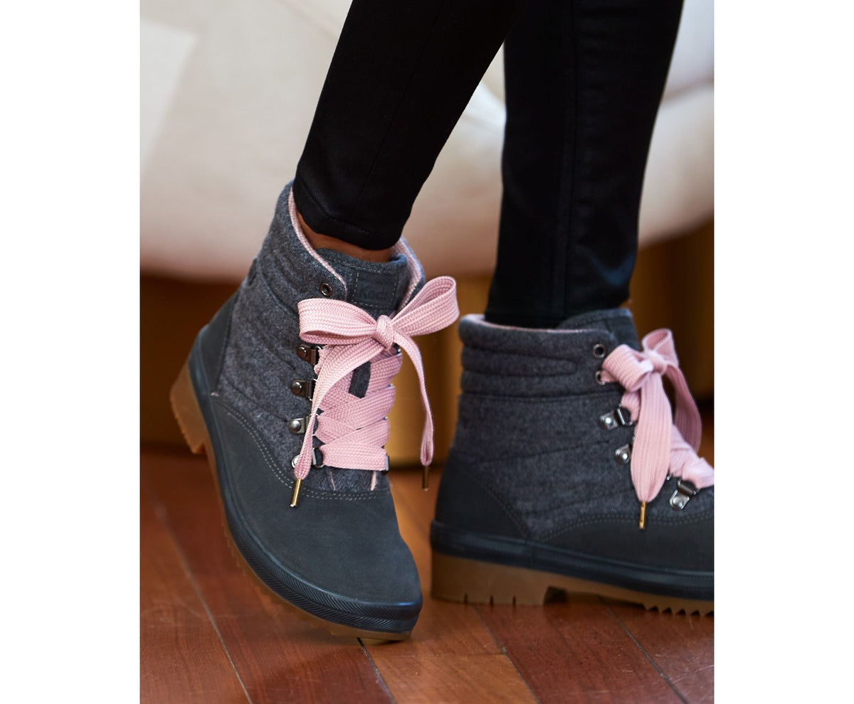Women Camp Water-Resistant Boot Thinsulate™ Charcoal - Keds