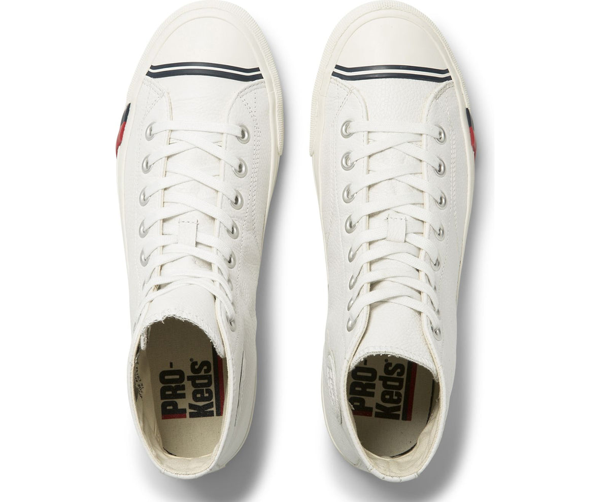 Women Unisex Royal Hi Leather White - Keds