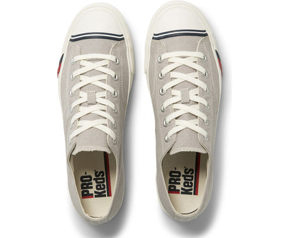 Women Unisex Royal Lo Canvas Drizzle Grey - Keds