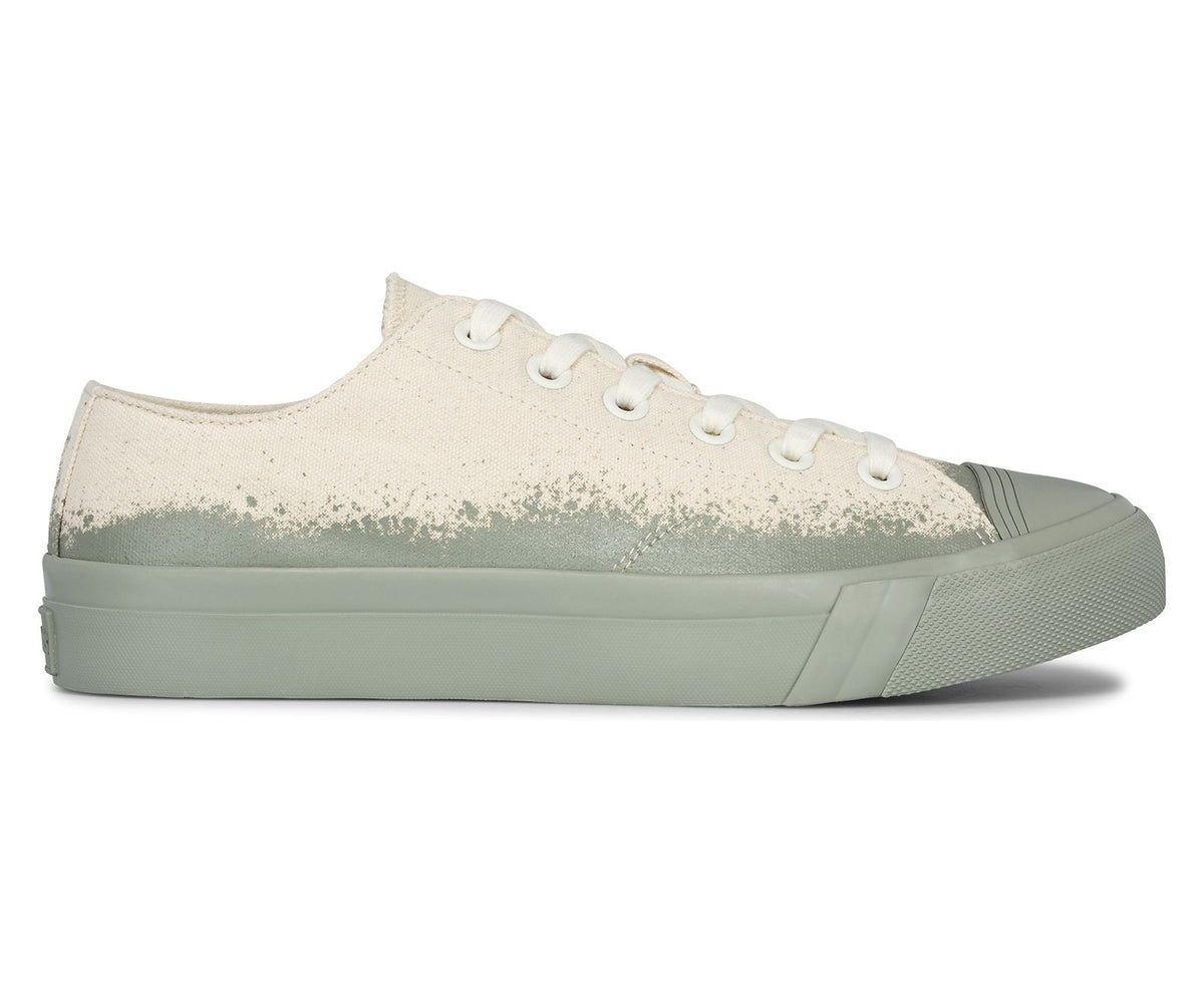 Women Unisex Royal Lo Spray Foxing Natural Green - Keds