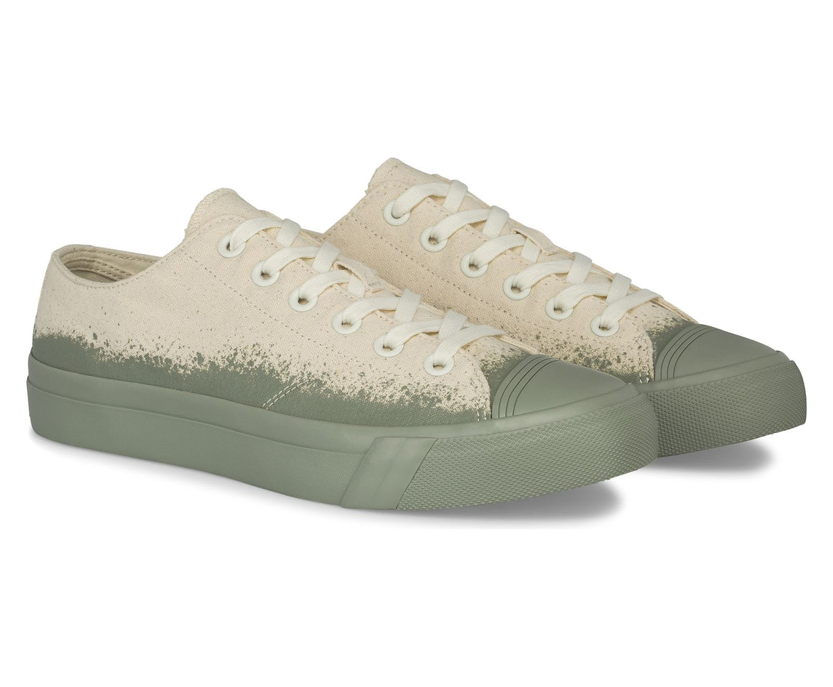 Women Unisex Royal Lo Spray Foxing Natural Green - Keds