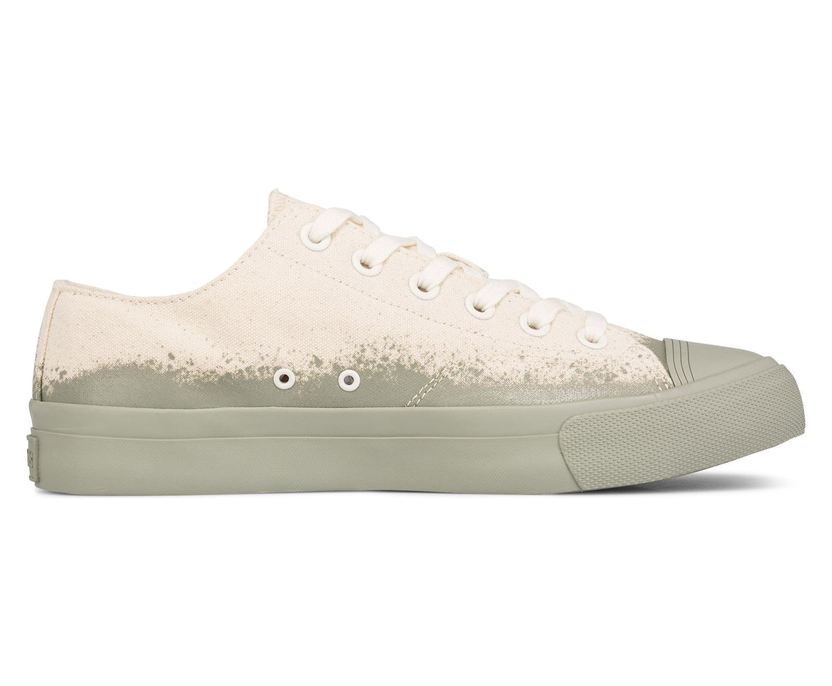 Women Unisex Royal Lo Spray Foxing Natural Green - Keds