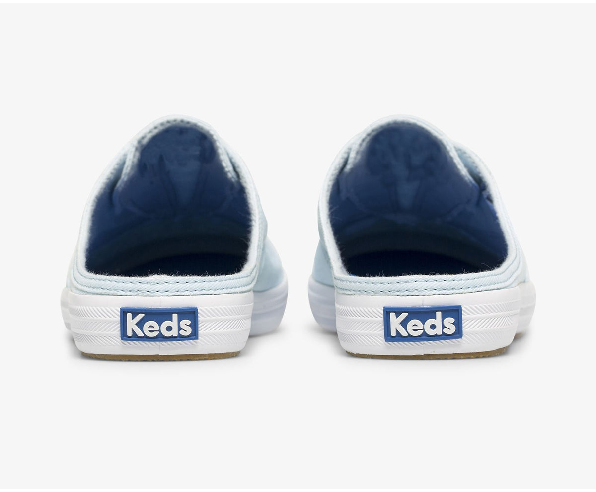Women Washable Moxie Mule Feat. Organic Cotton Light Blue - Keds