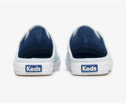 Women Washable Moxie Mule Feat. Organic Cotton Light Blue - Keds