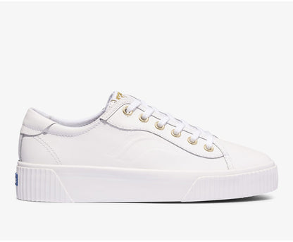 Women Crew Kick Alto Leather White - Keds