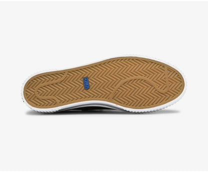 Women Crew Kick Alto Leather Black - Keds