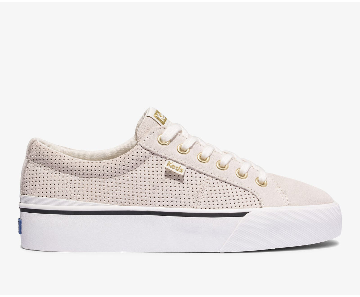 Women Jump Kick Duo Suede Snow White - Keds