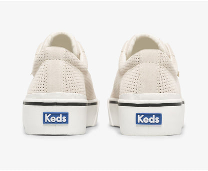 Women Jump Kick Duo Suede Snow White - Keds