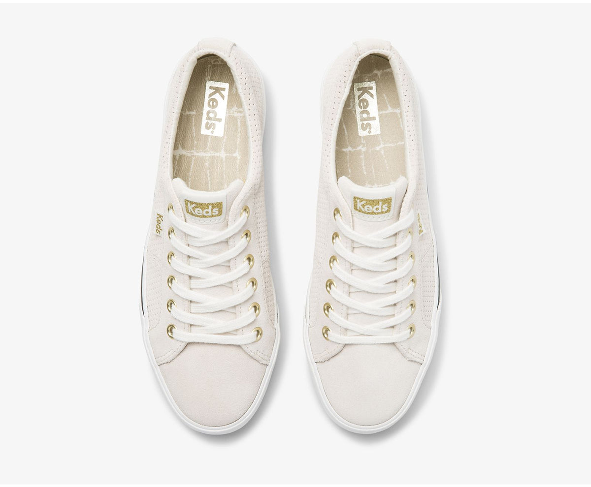 Women Jump Kick Duo Suede Snow White - Keds