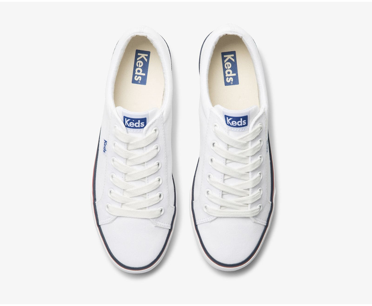 Women Jump Kick Feat. Organic Cotton White - Keds