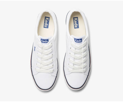 Women Jump Kick Feat. Organic Cotton White - Keds