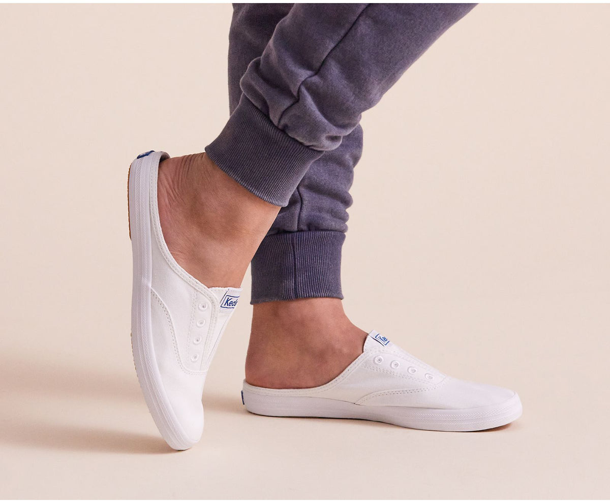 Women Moxie Mule Feat. Organic Cotton White - Keds