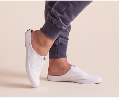 Women Moxie Mule Feat. Organic Cotton White - Keds