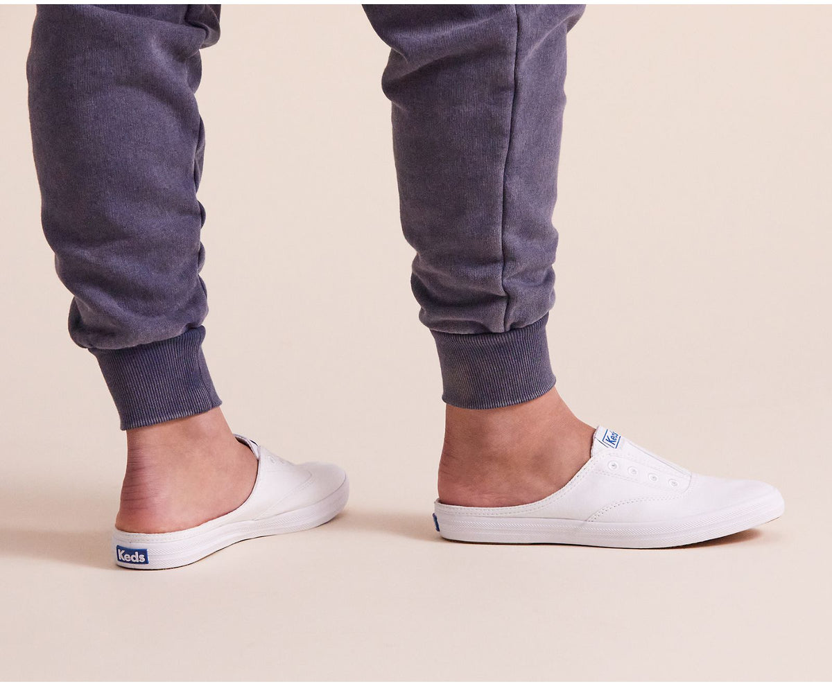 Women Moxie Mule Feat. Organic Cotton White - Keds