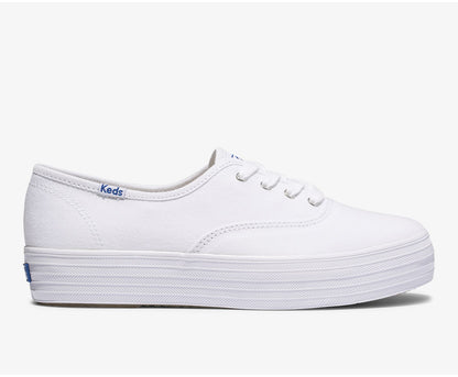 Women Triple Feat. Organic Cotton White - Keds