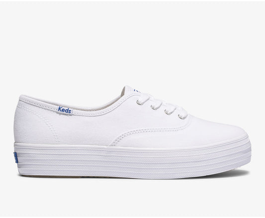 Women Triple Feat. Organic Cotton White - Keds