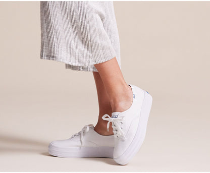 Women Triple Feat. Organic Cotton White - Keds